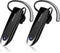 Link Dream Bluetooth Earpiece for Cell Phone - Hands-Free Wireless Headset, 2 Pack, Noise Cancelling