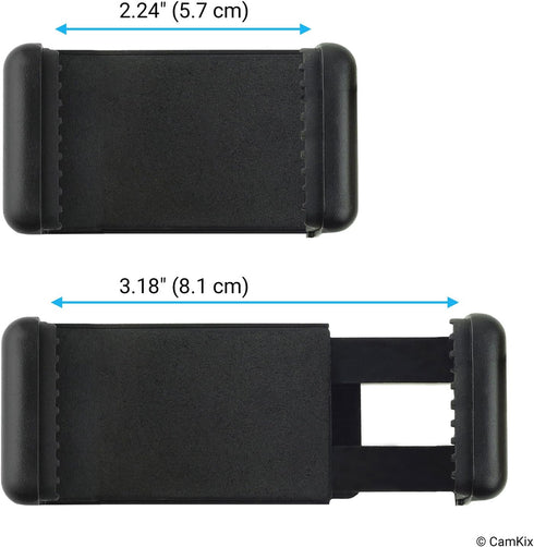 Universal Phone/Camera Holder with Flexible Gooseneck and Strong Clamp - for Mobile Photography, Vlogs, Videos, GPS,