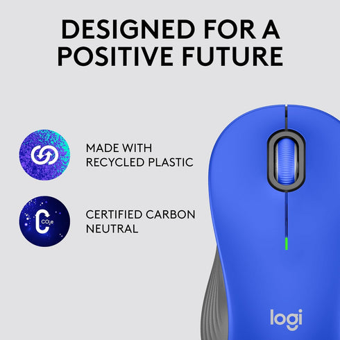 Logitech Signature M550 L Full Size Wireless Mouse for Large Hands, 2-Year Battery, Silent Clicks, Bluetooth