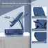 Adjustable Phone Holder with Wireless Bluetooth Speaker, 5 Colorful LED Modes, Anti-Slip Base, HD Surround Sound,