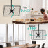 WALI TV Ceiling Mount Adjustable Bracket for 26 to 65 Inch Displays, Up to 110 Lbs, Mounting Holes 400x400mm