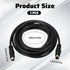 Eldraqth 4 (3meter/10Ft) S-Video Cable Mini Din S-Video Cable pin Connector Male to Male Gold Plated Compatible