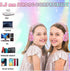 SVYHUOK Unicorn Bluetooth Headphones for Kids Girls, Pink Cat Ear Wireless Headset with Microphone, Safe Volume Limited 85db POM Over-Ear Headset HD with Mic for School/Tablet/Birthday Xmas Gift