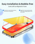 iPhone 14 Pro Max and iPhone 15 Plus Privacy Screen Protector, Gradient Colorful Anti Spy, 2 PACK 6.7 Inch
