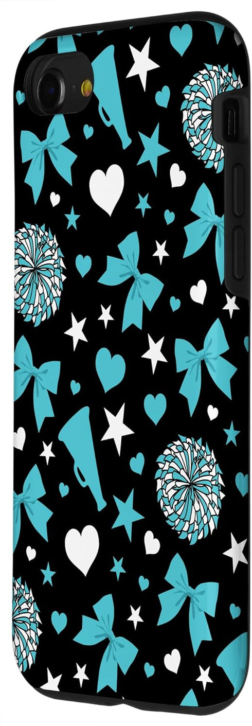 iPhone SE (2020) / 7 / 8 Girls Cheerleading Gift / Turquoise / Cheerleader Phone Case