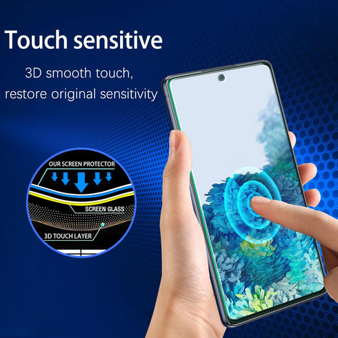 MAYtobe Tempered Glass Screen Protector for Samsung Galaxy S20 FE 5G, Anti Scratch, Bubble Free, Case Friendly,