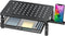 Zimilar Monitor Stand Riser with Metal Mesh Drawer, Height Adjustable with Phone