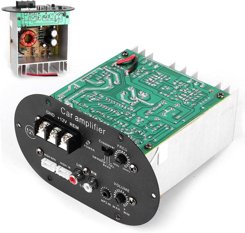 12V Car Amplifier Board, 120W Pure Full Bass Subwoofer Core Auto Stereo Speaker Amp