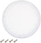 Fielect 8" Speaker Grill Cover White Speaker Grill Mesh Round SubWoofer Grille Car Speaker Grill Cover Guard Replacement