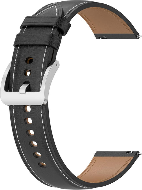 FitTurn Wrist Strap for Motorola Moto 360 3rd Gen 2020/Moto Watch 100/Moto Watch 70 Smart Watch Bands, Replacement Leather Watch Band Compatible for Motorola Moto 360 3rd Gen 2020/Moto Watch 100/Moto Watch 70 Smartwatch Genuine Leather Wristband Bracelet