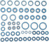 Phefop 55PCS RC Car Bearings, Steel Sealed RC Ball Bearings Kit 1/10 Remote