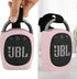 TXEsign Silicone Case for JBL Clip 4 - Portable Mini Bluetooth Speaker Protective Carrying Case (Pink)