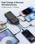 FlyKangaroo 10000mAh 22.5W Pack 6 2 Portable Charger with Built in Cables, Slim Fast Charging Power Bank USB C LED