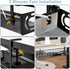 Mzmaxy 25'' Cable Management, Cable Management Under Desk No Drill, Metal Cord Organizer with Clamp for Standing Desk
