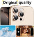 16 16 Matekxy for iPhone Pro/iPhone Pro Max Camera Lens Protector Glitter, Anti-Scratch Bling Ring Cover, Cute Girly