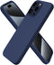 ORNARTO iPhone 15 Pro Max Case 6.7", Slim Liquid Silicone Shockproof Protective Phone Case with Anti-Scratch Microfiber