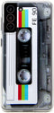 FAteam Case for Galaxy S21 Plus 5G - Shockproof Scratchproof TPU Soft Bumper Retro Cassette Tape Case