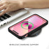 Lanhiem Waterproof Case for iPhone 12, Dustproof Shockproof with Built-in Screen Protector, Pink