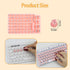 YzxQzxdron (70 Raised Keyboard Stickers for Long Nails Typing and Gaming - Reusable Sticky Keyboard Covers with Jelly