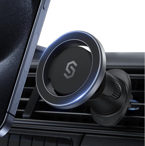 SYNCWIRE for MagSafe Car Mount, Flexible Rotation Magnetic Phone Holder for Car Air Vent, Compatible with iPhone