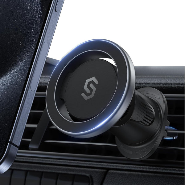 SYNCWIRE for MagSafe Car Mount, Flexible Rotation Magnetic Phone Holder for Car Air Vent, Compatible with iPhone