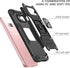 YmhxcY Galaxy S8 Armor Grade Case, Non-Slip Hybrid Rugged Phone Case with Rotating Holder Kickstand - KK Black