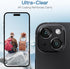 Uniwit [2 Pack 14/14 Plus,9H Camera Lens Protector for iPhone Tempered Glass,Aviation Aluminum Plate Cover,Night