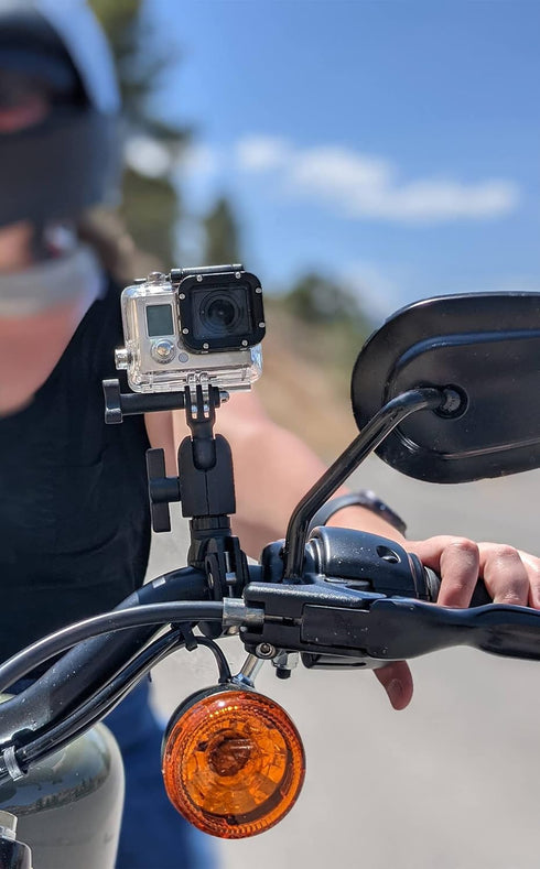 PanaVise 13220 BarGrip Action Camera Handlebar Mount (Black)