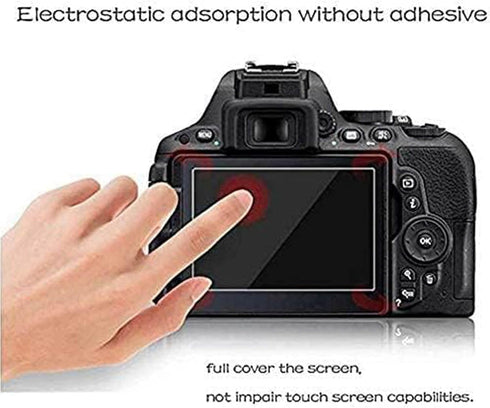 PCTC D780 Screen Protector for Nikon D850 D750 D7200 D7100 D500 D800 D800e D610, 3 Packs Tempered Glass, 1* Ladybug 1*