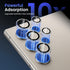 Tensea 3+2PCS Camera Lens Protector for Samsung Galaxy S24 Ultra 5G, 9H Tempered Glass, Metal Ring, Case Friendly, 2024.
