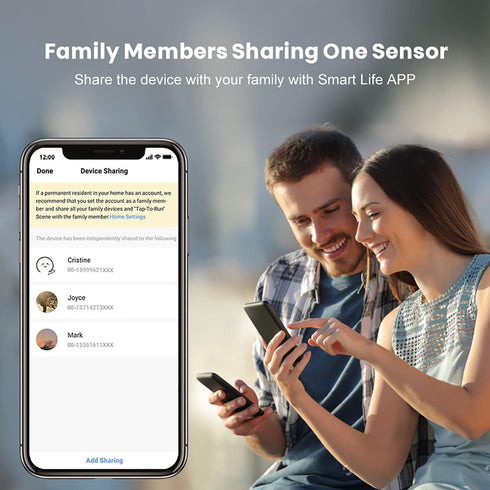 SENCKIT (1pack) WiFi Door Sensor: Smart Door Open/Closed Detectors, Wireless Window Sensor with App Notification Alert