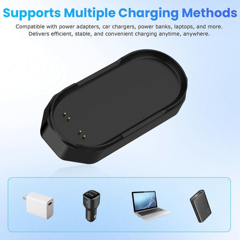 KONXISA Charger Cable for PLAUD Notepin Ai Voice Recorder, Smart Watch Charging Dock with Short Circuit and Overload
