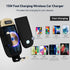 Wireless Car Charger Mount, 15W Qi Fast Charger with Smart Sensor Air Vent, Automatic Clamping Phone Holder for iPhone