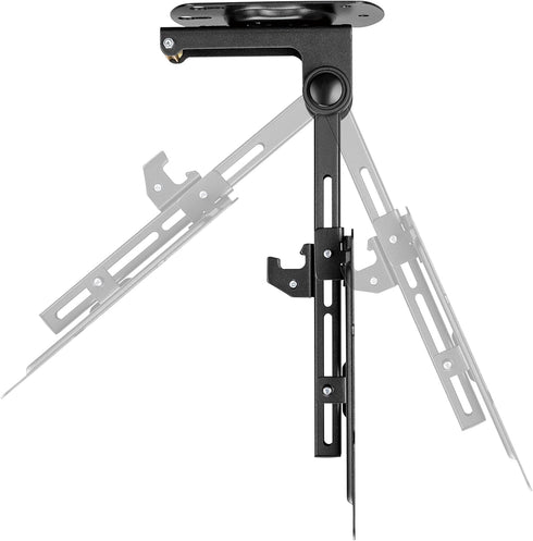 Mount Plus CM322 Flip Down TV and Monitor Roof Ceiling Mount, Fits 19 to 43 Inch Flat Screen, Height Adjustable, VESA