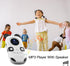 RUIZU 64GB MP3 Player for Kids, Cute Panda Portable Music Player with Bluetooth 5.3, FM Radio, Voice Recorder