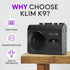 KLIM K9 Cassette Cassette Tape Player Portable Player & Tape Recorder with Built-in Speaker & Microphone, Headphone