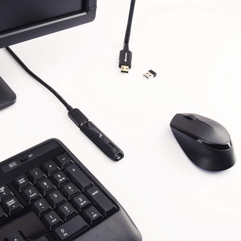 Cable Matters Long USB to USB Extension Cable 10 ft (USB 3.0 Extension Cable) in Black for Webcam, VR Headset, Printer,
