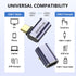 ELUTENG 90 Degree USB C Adapter 3 Pack, Right Angle USB Type C Male to Female 8K@60Hz Connector