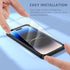 Maxdara iPhone 14 Pro Screen Protector 6 in 1, 9H Hardness, Ultra HD, 2 Pack Back & Front Glass, Camera Lens Protectors.
