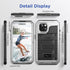 Mitywah Heavy Duty Waterproof Case for iPhone 15, Full Body Underwater Protective Metal Case with Built-in Screen