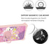 jioeuinly Gold Glitter+Luminous Case for Vortex HD65, Compatible with Tempered Glass Screen Protector, Ring Support