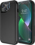 Diverbox Heavy Duty iPhone 13 Case (Black) - Shockproof, Dropproof, with Tempered Glass & Camera Lens Protectors.
