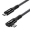 Fasgear 6ft USB C 3.2 Gen 2x2 Cable: 20Gbps, 4K Video, 100W Charging, 90° Type C for MacBook Pro, iPad Pro, Galaxy S21.