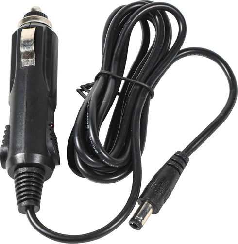 HQRP 2.1mm 5.5mm 12-Volt x Car Charger fits TVs, Radio, Boombox, Handheld Scanner, Radar Laser Detector, Portable DVD