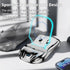 Magnetic USB C Charger Cable 2 in 1, 2-Pack PD 100W (5A) Nylon Braided USB C to USB C/Lightning Fast Charging Cable for