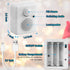 Enhon Motion Activated Sound Voice Player with USB Cable, Battery Powered Motion Sensor Alarm for Custom Audio Files