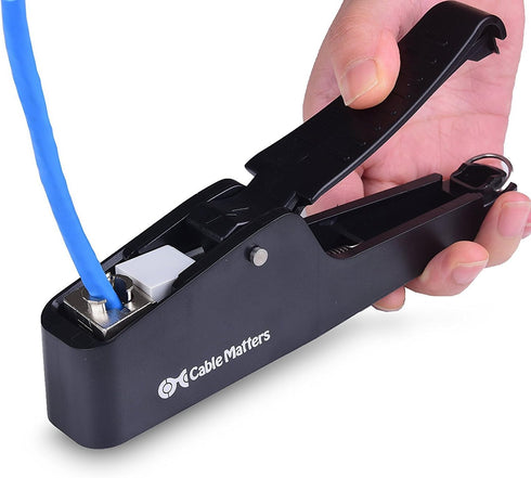 Cable Matters Easy Crimp Tool - for Cat6A, Cat 6A Shielded Metal Keystone Jacks