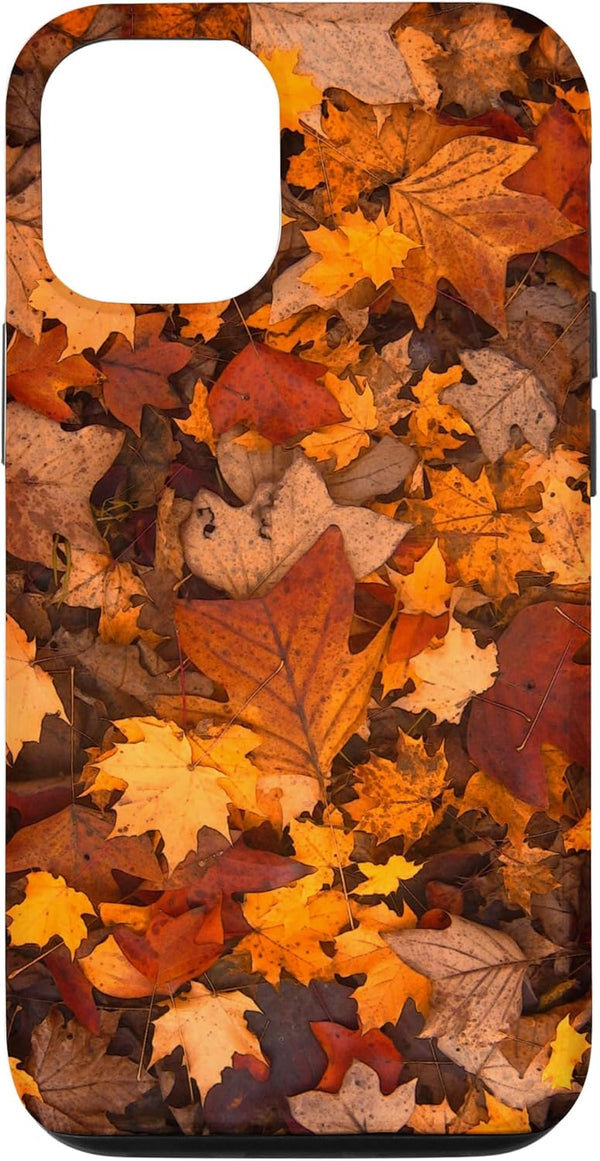 Autumn Season Happy Fall Leaves Thanksgiving Cell Phone Case for iPhone 12/12 Pro