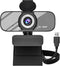 Gozvrpus USB HD Webcam with Built-in Microphone and Rotatable Tripod, 1080P Video, Wide