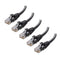 Cable Matters 10Gbps 5-Pack Snagless Short Cat 6 Ethernet Cable - 2ft,